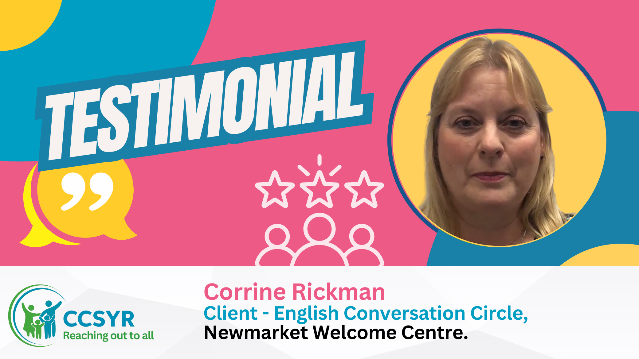 Newmarket - CCSYR - Testimonial - Corrine Rickman