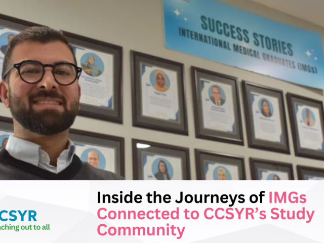 Inside the Journeys of IMGs Connected to CCSYR’s Study Community